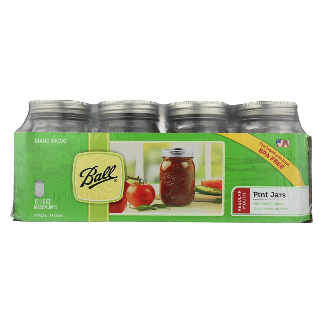 Ball Canning Mason Canning Jar Set - Case Of 1 - 12 Count - Maras Green